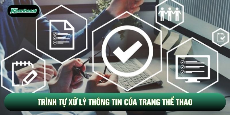 Trình tự xử lý thông tin của trang thể thao