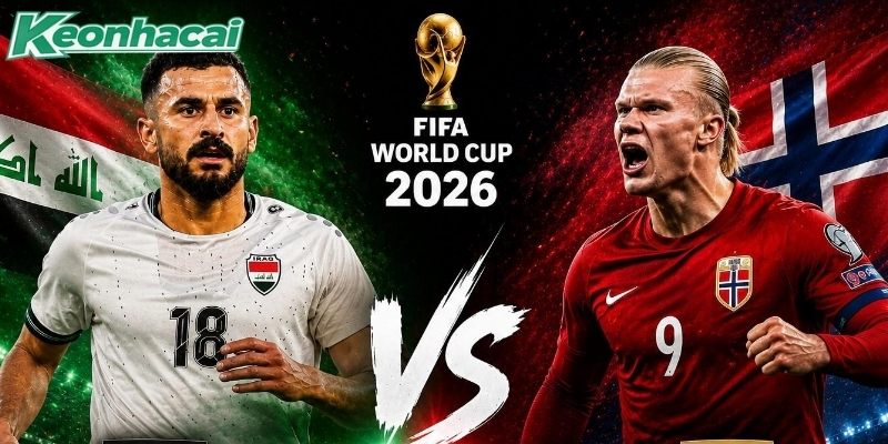 Iraq vs Na Uy có sự chênh lệch Iraq vs Na Uy có sự chênh lệch